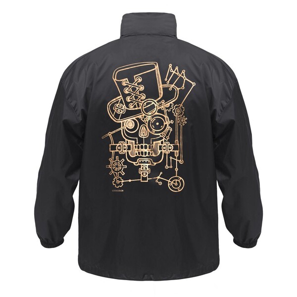 Ветровка John Steampunk, черная, размер S