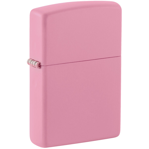 Зажигалка ZIPPO классическая с розовым матовым покрытием | Classic Pink Matte, латунь/сталь, розовая, матовая, 38x13x57 мм