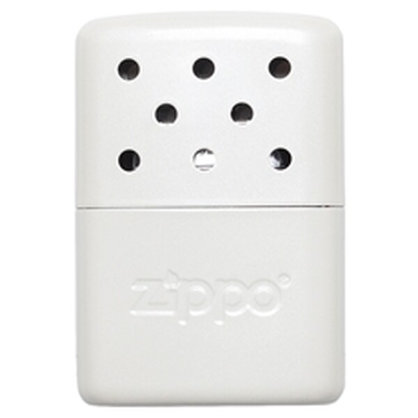 Каталитическая грелка ZIPPO, алюминий с жемчужным покрытием, белая, матовая, на 6 ч, 51x15x74 мм