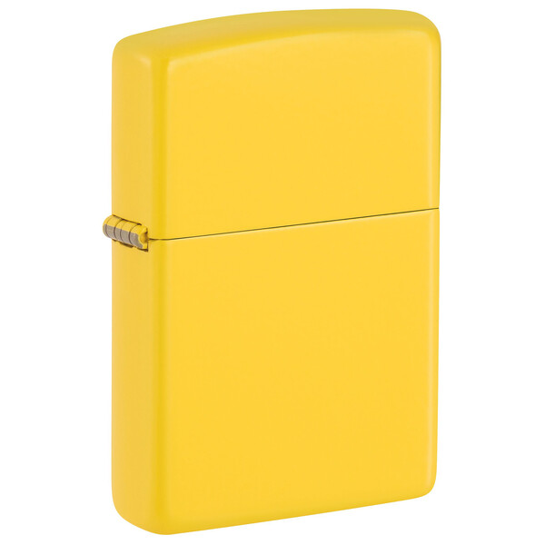 Зажигалка ZIPPO классическая с покрытием цвета подсолнуха | Classic Sunflower, латунь/сталь, желтая, глянцевая, 38x13x57 мм