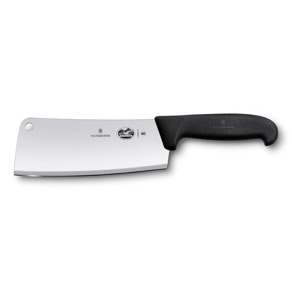 Кухонный топорик VICTORINOX Fibrox, лезвие 18 см, черная рукоять