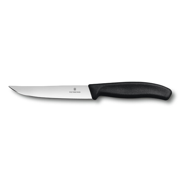 Нож для стейка и пиццы VICTORINOX SwissClassic "Gourmet", 12 см, чёрный