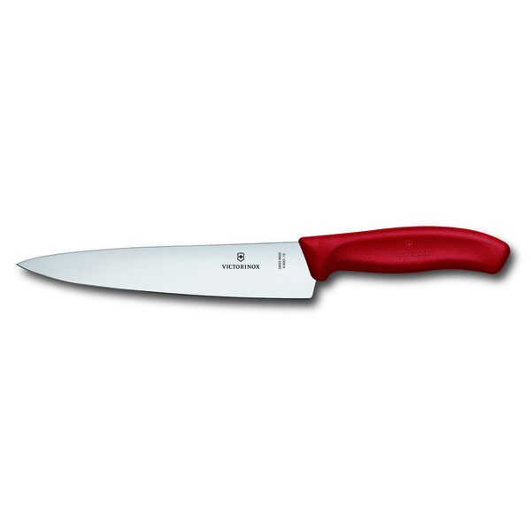 Нож разделочный VICTORINOX SwissClassic, 19 см, красный, в картонном блистере