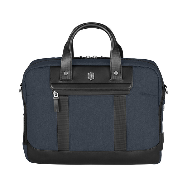 Портфель VICTORINOX Architecture Urban2 Briefcase 15'', синий, полиэстер/кожа, 42x13x31 см, 16 л