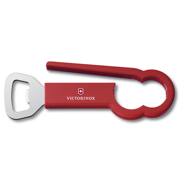 Открывалка для бутылок VICTORINOX Pet, сталь/пластик, красная