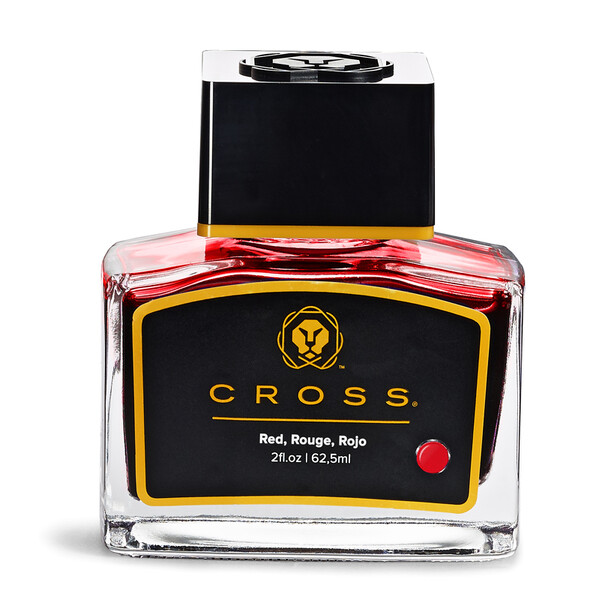 Флакон с чернилами Cross для перьевой ручки, красный, 62,5 мл