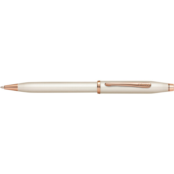 Шариковая ручка CROSS коллекция «ВЕЧНАЯ КЛАССИКА 2.0 | CENTURY CLASSIC II» Pearlescent White Lacquer
