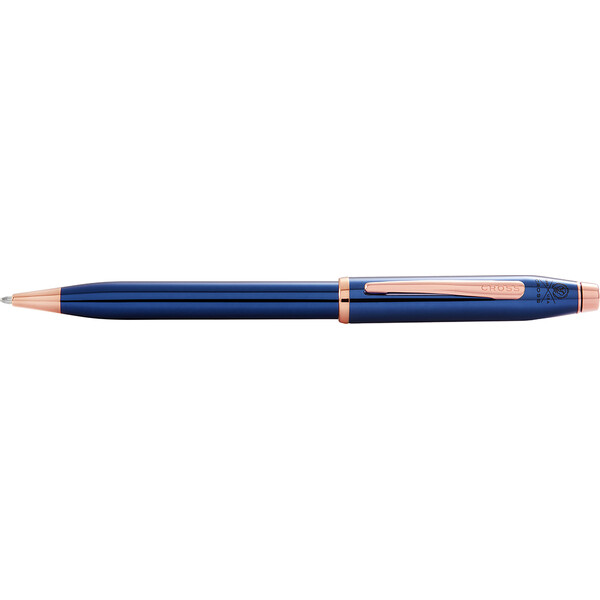 Шариковая ручка CROSS коллекция «ВЕЧНАЯ КЛАССИКА 2.0 | CENTURY CLASSIC II» Translucent Cobalt Blue Lacquer