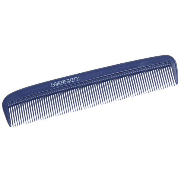 Расческа Dewal Beauty карманная, синяя 12,4 см