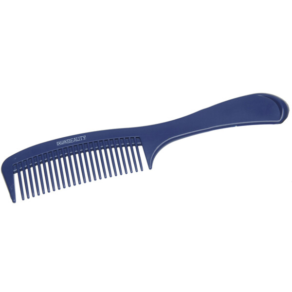 Расческа Dewal Beauty с ручкой синяя 22,0 см