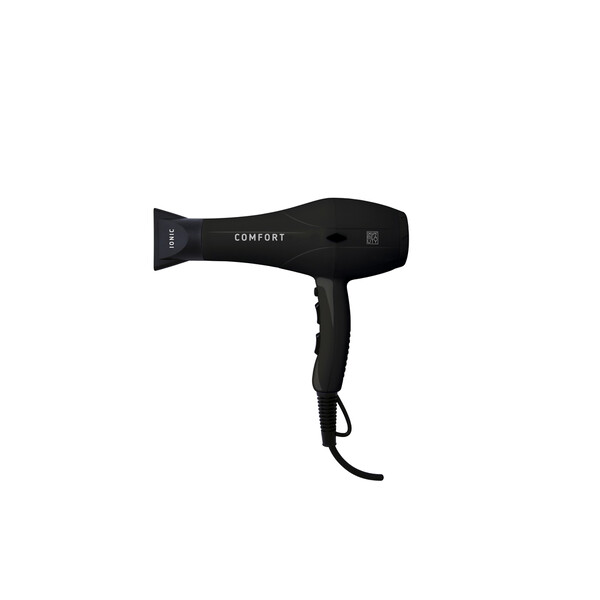 Фен DEWAL BEAUTY Comfort Black, черный, 2200 Вт, 1 насадка