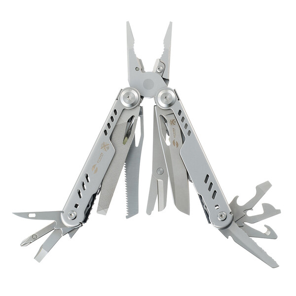 Мультитул Stinger, 110 х 27 мм, 21 функция, сталь, серебристый, в картонной коробке, в комплекте нейлоновый чехол