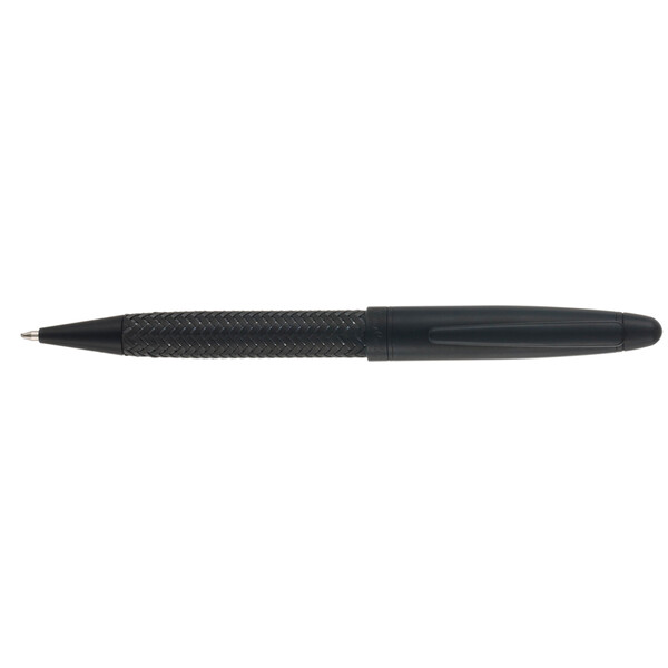 Ручка шариковая Pierre Cardin коллекция «ПЕРЕПЛЕТЕНИЕ | TISSAGE», цвет - черный. Упаковка B-1