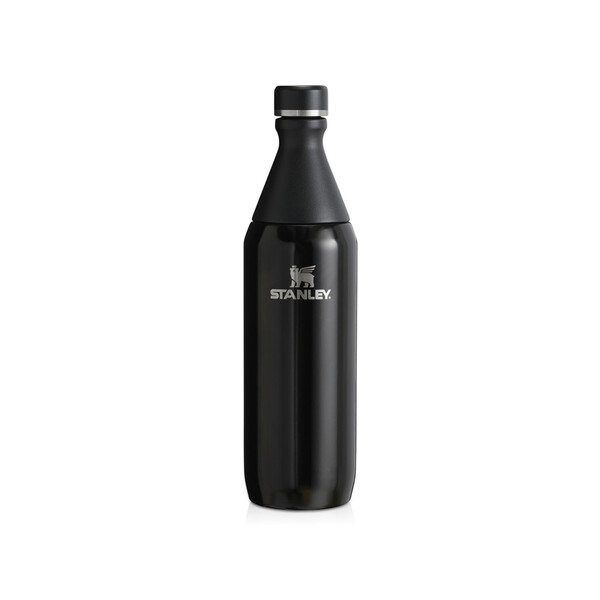 Бутылка для воды Stanley All Day Slim объемом 600 мл - черный глянцевый