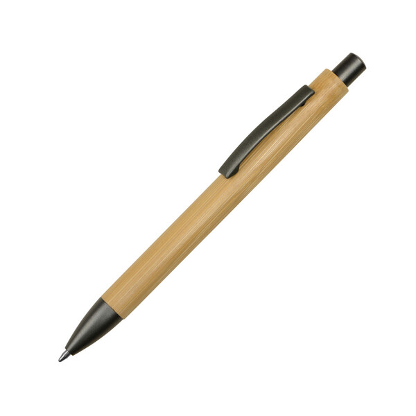 Ручка бамбуковая шариковая "Tender Bamboo", темно-серый