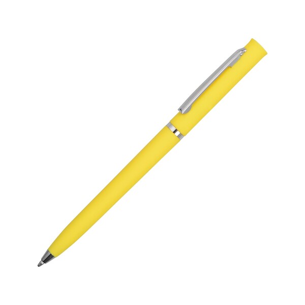 Ручка шариковая "Navi" soft-touch, желтый