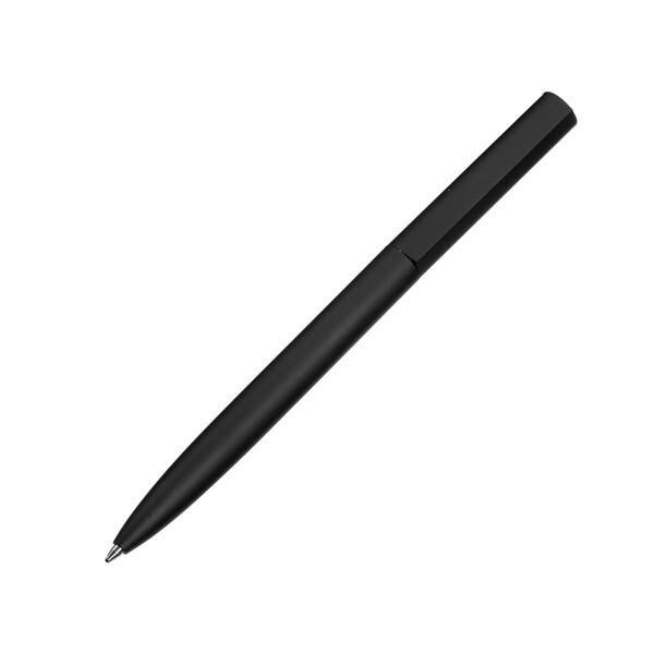 Шариковая металлическая ручка "Minimalist" софт-тач, черный (Р)