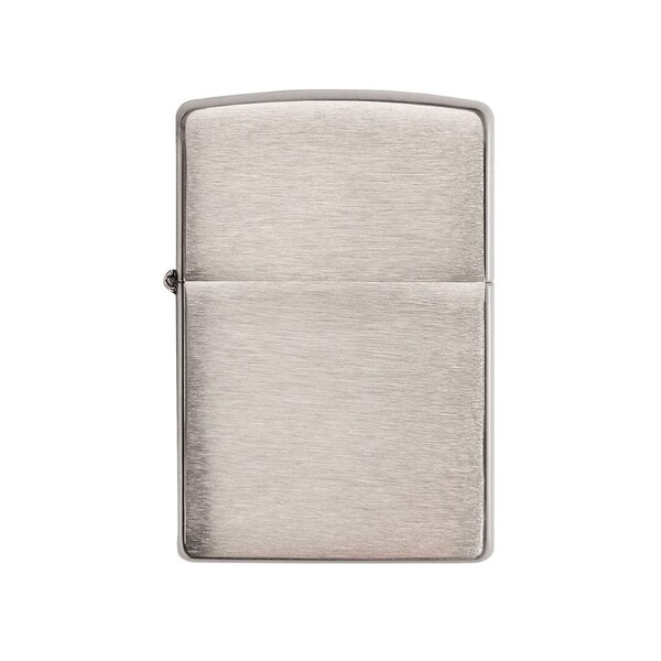 Зажигалка ZIPPO Armor™ c покрытием Brushed Chrome, латунь/сталь, серебристая, матовая, 38x13x57 мм