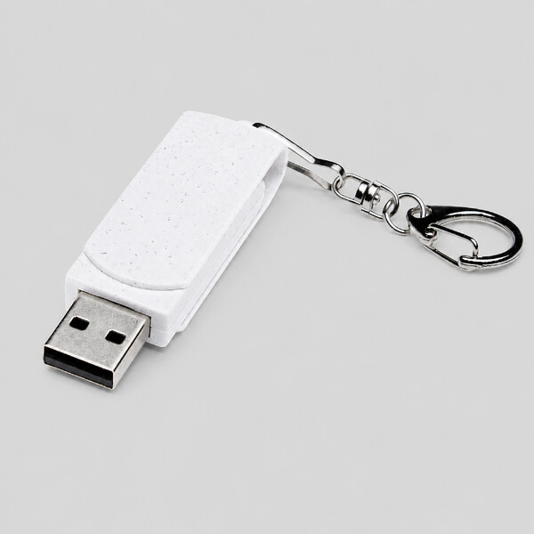 Флешка USB 2.0 Варуна на 32 ГБ, крапчатый белый