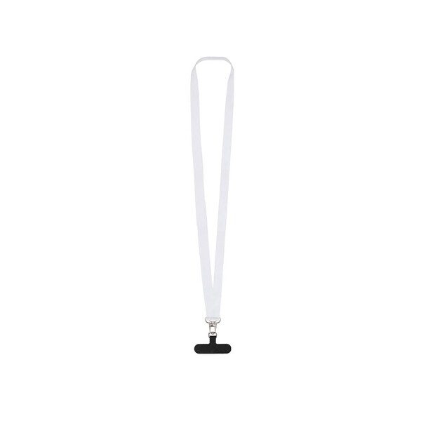 Ланъярд 2,5 см под сублимацию с 2-мя трендовыми карабинами и узким держателем для телефона из ПЭ