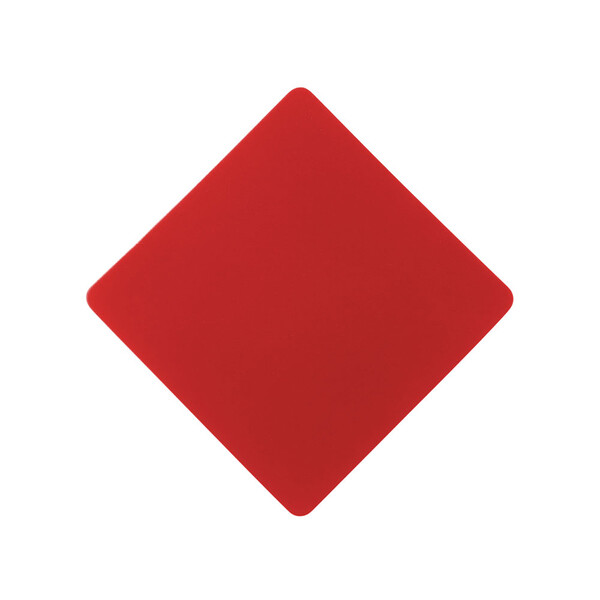 ПАТЧ РОМБ soft-touch (красный) 7,6 х 7,6 см
