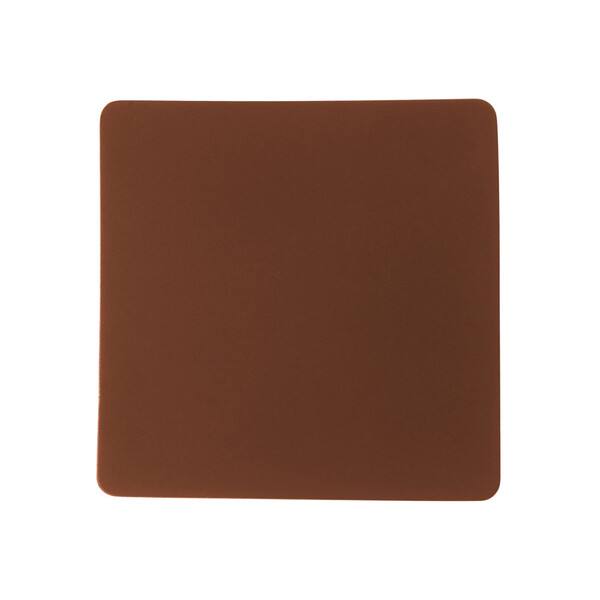 ПАТЧ КВАДРАТ soft-touch (коричневый ) 5,5 х 5,5 см