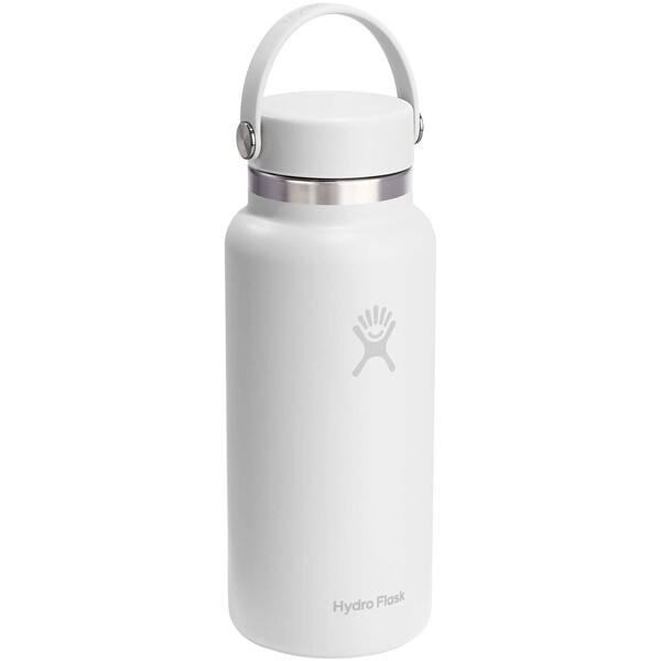 Термос-бутылка Hydro Flask Wide Mouth 946 мл из нержавеющей стали с изоляцией