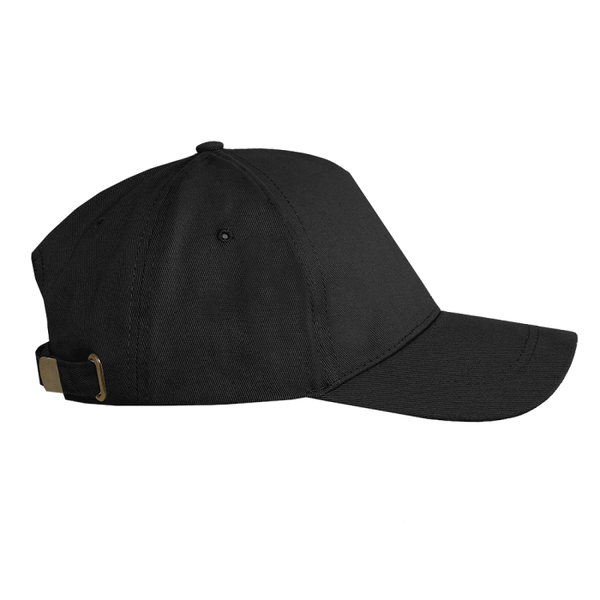 Бейсболка STAN 5 клиньев хлопок 260, 12, Чёрный,  (20)  (56-58/ONE SIZE)