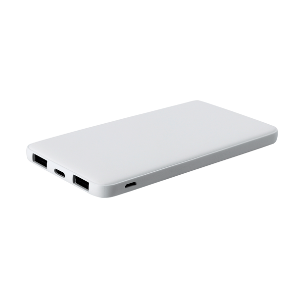 Внешний аккумулятор Bplanner Power 1 ST, софт-тач, 5000 mAh (Белый)