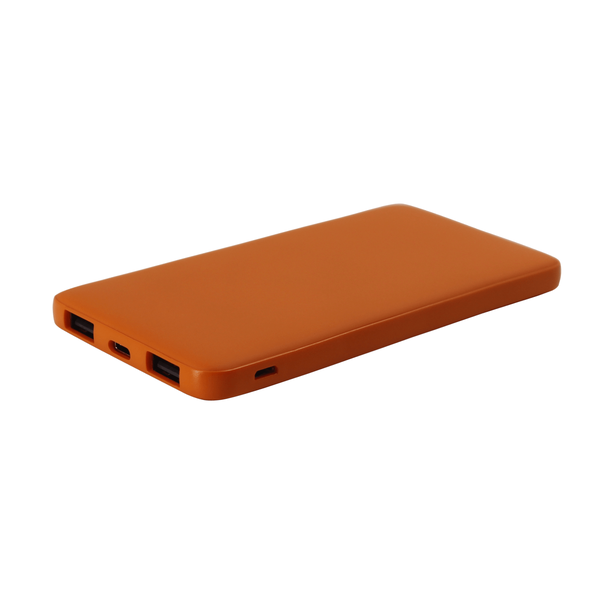 Внешний аккумулятор Bplanner Power 1 ST, софт-тач, 5000 mAh (Оранжевый)