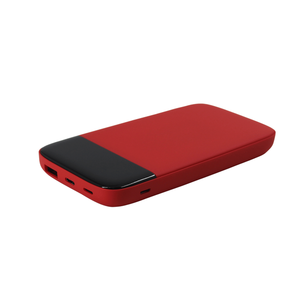 Внешний аккумулятор Bplanner Power 3 ST, софт-тач, 10000 mAh (Красный)
