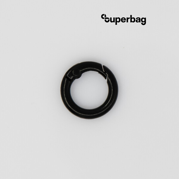 Карабин-кольцо Ring для обвеса, d=2см (черный)