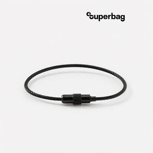 Тросик-кольцо Ring для обвеса, L=15см (черный)