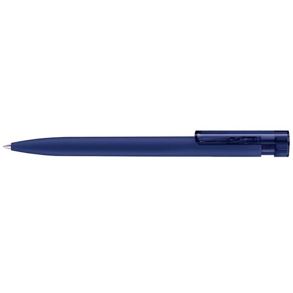 Шариковая ручка Senator с нажимным механизмом "Liberty Soft Touch" (Темно-синий)