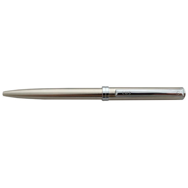 Шариковая авторучка в металлическом корпусе из латуни "DELGADO STEEL FINISH/CHROME" CBS (серебристый)