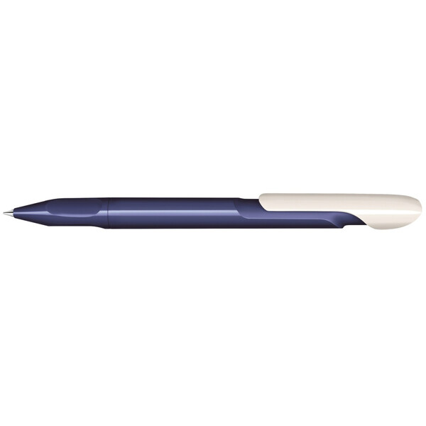 Шариковая ручка Senator "Evoxx DUO Polished Recycled" (Темно-синий/белый)