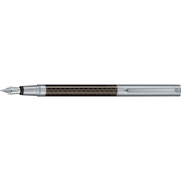 Перьевая ручка из металла в комбинации с лёгким карбоном "Fountain Pen" (черный)